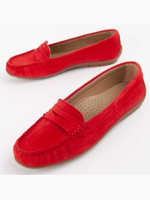 Mocasines Casual Cuero Purapiel - Kiabi