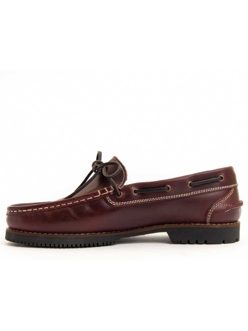 Mocasines Casual Cuero Purapiel Rojo - Kiabi