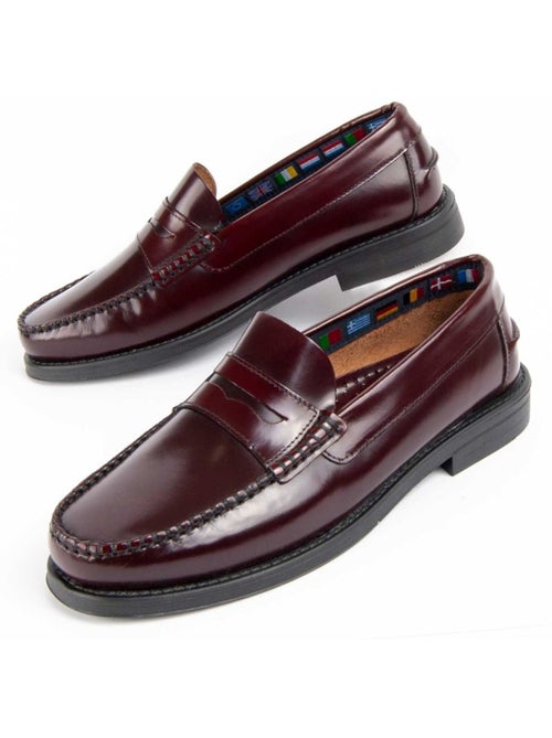 Mocasines Casual Cuero Purapiel - Kiabi