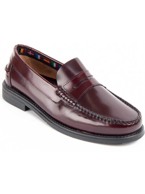 Mocasines Casual Cuero Purapiel - Kiabi