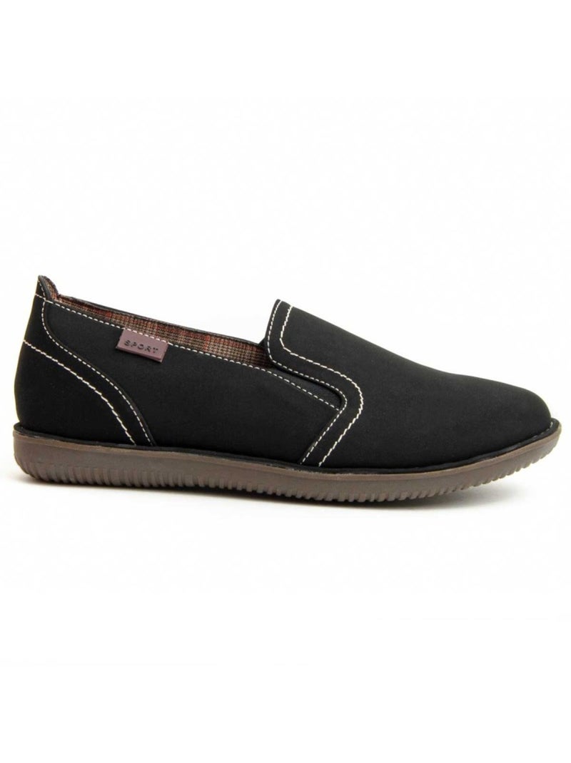 Mocasines Casual Sintetico Montevita Negro - Kiabi