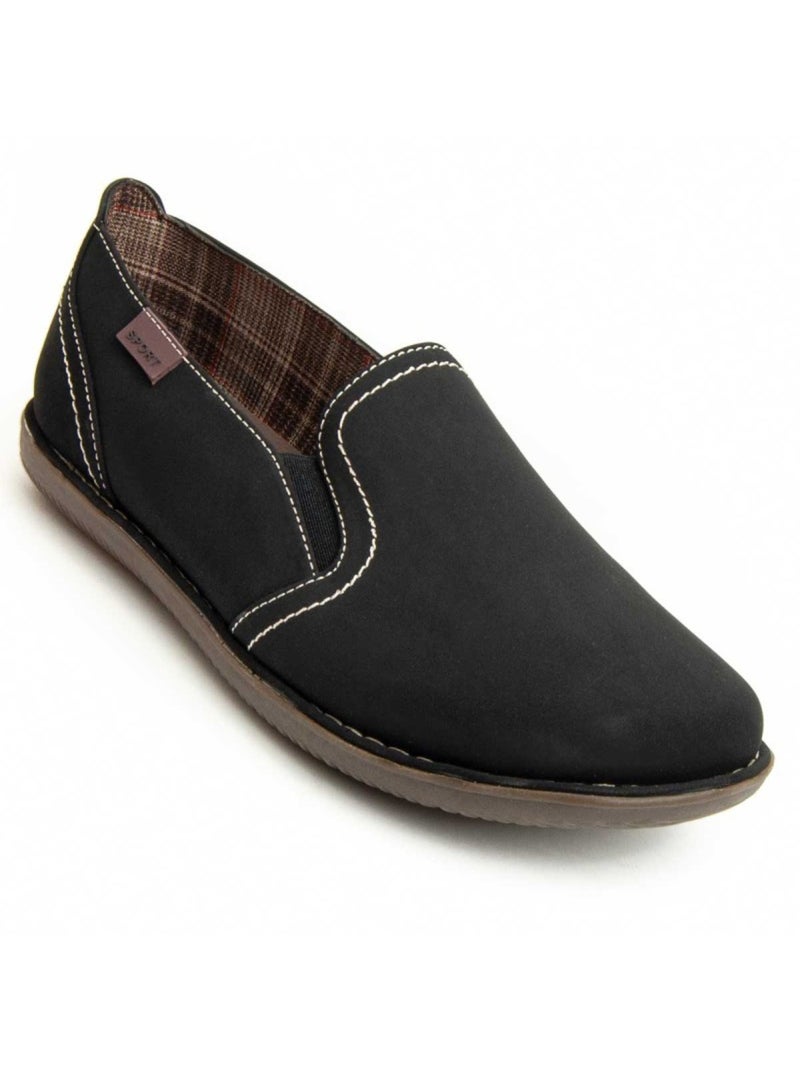 Mocasines Casual Sintetico Montevita Negro - Kiabi