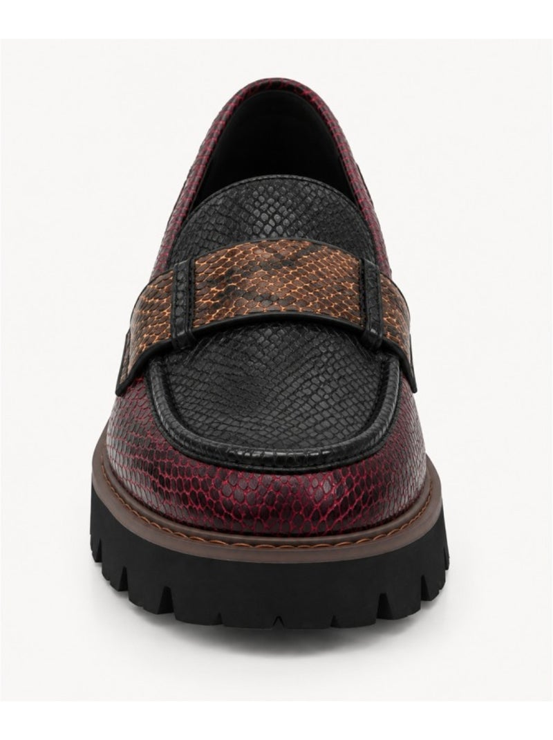 Mocasines casual sintetico montevita Rojo - Kiabi