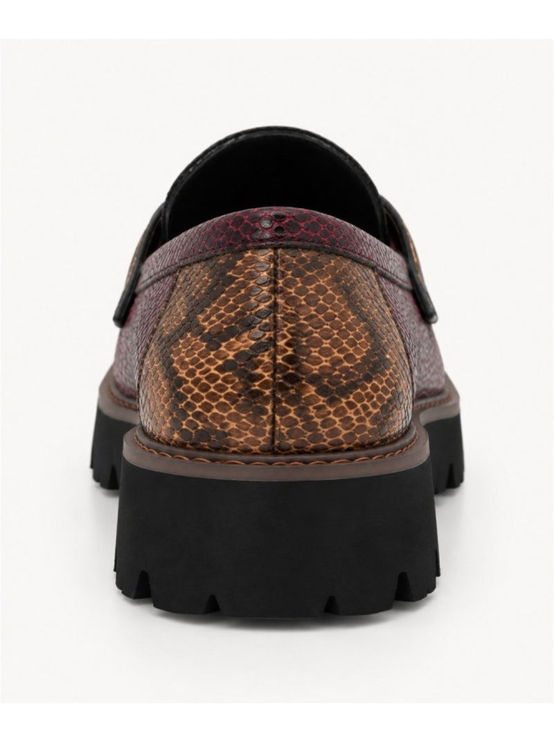 Mocasines casual sintetico montevita Rojo - Kiabi