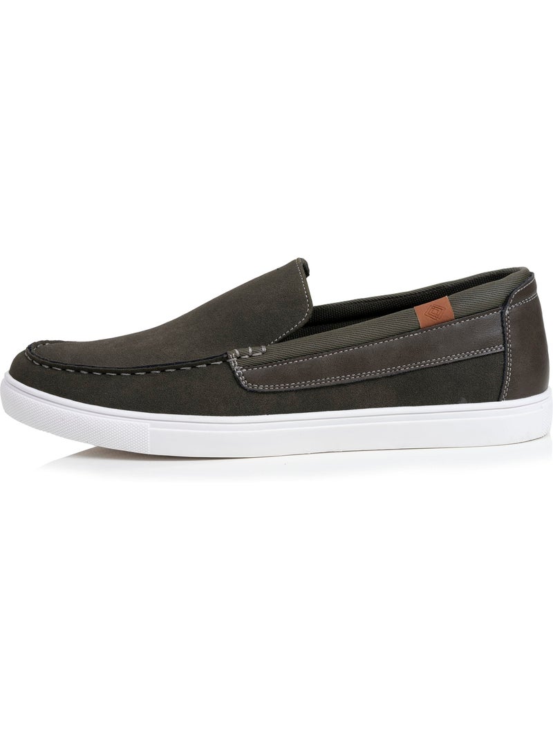 Mocasines cómoda, flexible, suela con memoria de forma y fácil de poner Caqui - Kiabi