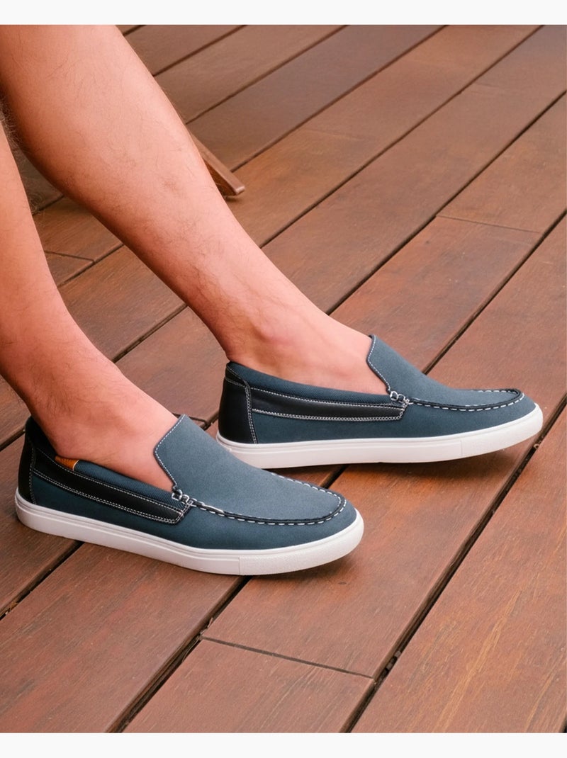 Mocasines cómoda, flexible, suela con memoria de forma y fácil de poner  Isotoner Azul marino - Kiabi