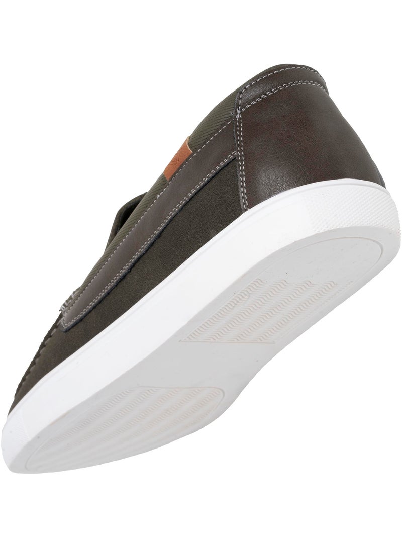 Mocasines cómoda, flexible, suela con memoria de forma y fácil de poner  Isotoner Caqui - Kiabi