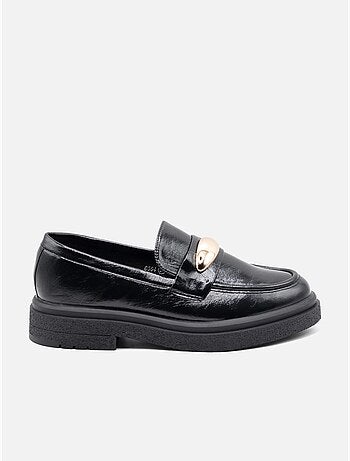 Mocasines con acabado brillante