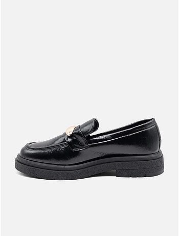 Mocasines con acabado brillante