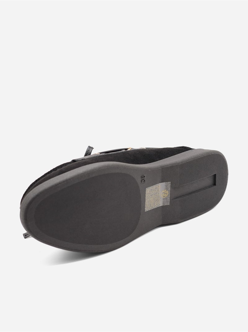 Mocasines con cordones Negro - Kiabi
