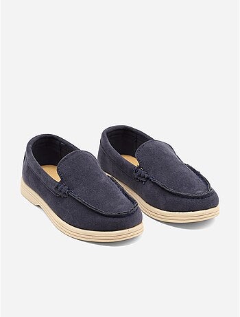 Mocasines con efecto ante