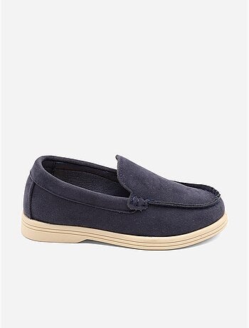 Mocasines con efecto ante