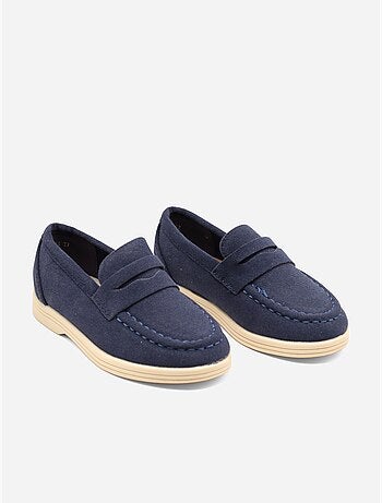 Mocasines con efecto ante