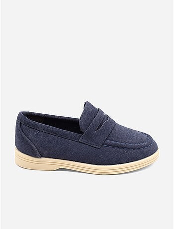 Mocasines con efecto ante