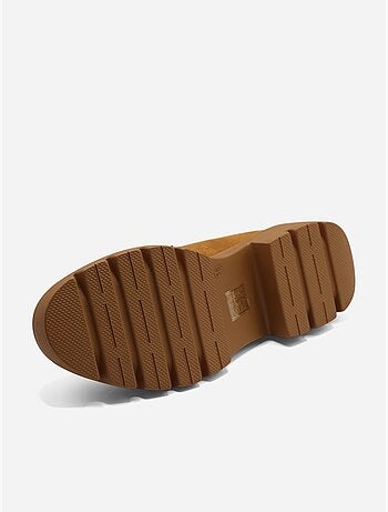 Mocasines con efecto ante