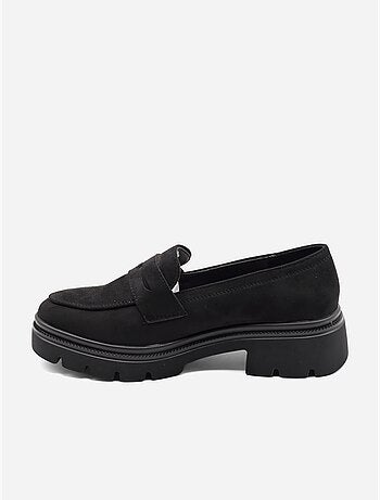 Mocasines con efecto ante