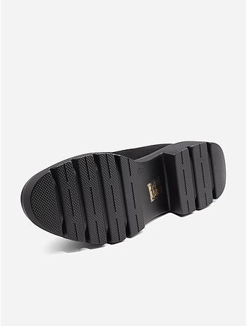 Mocasines con efecto ante