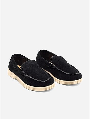 Mocasines con efecto ante