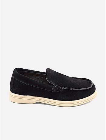 Mocasines con efecto ante