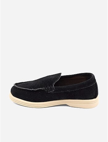 Mocasines con efecto ante