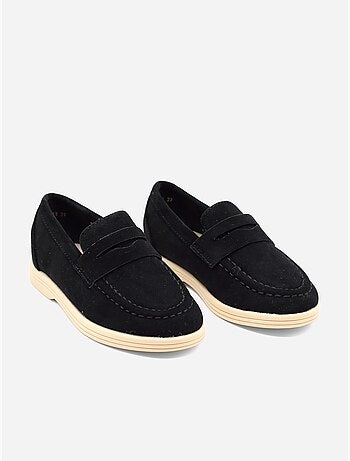 Mocasines con efecto ante
