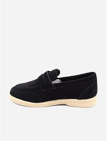 Mocasines con efecto ante