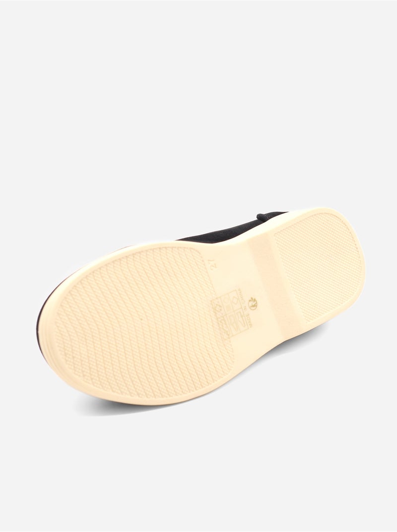 Mocasines con efecto ante Negro - Kiabi