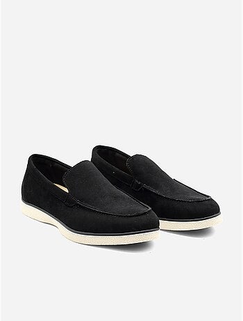 Mocasines con efecto ante