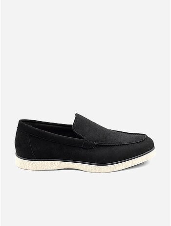 Mocasines con efecto ante