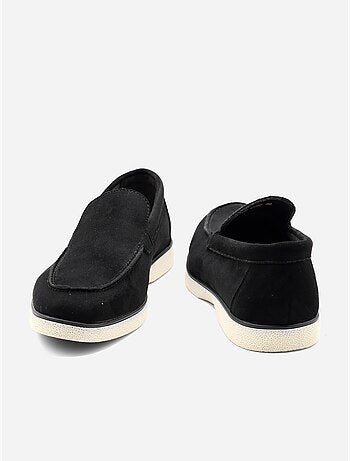 Mocasines con efecto ante