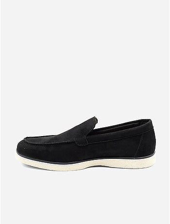 Mocasines con efecto ante