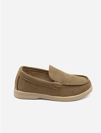 Mocasines con efecto ante