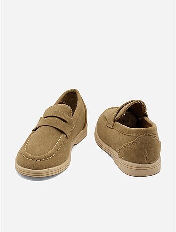 Mocasines con efecto ante