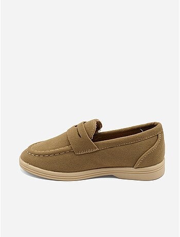 Mocasines con efecto ante