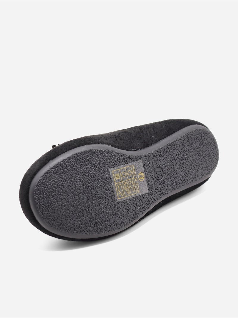 Mocasines con flecos Negro - Kiabi