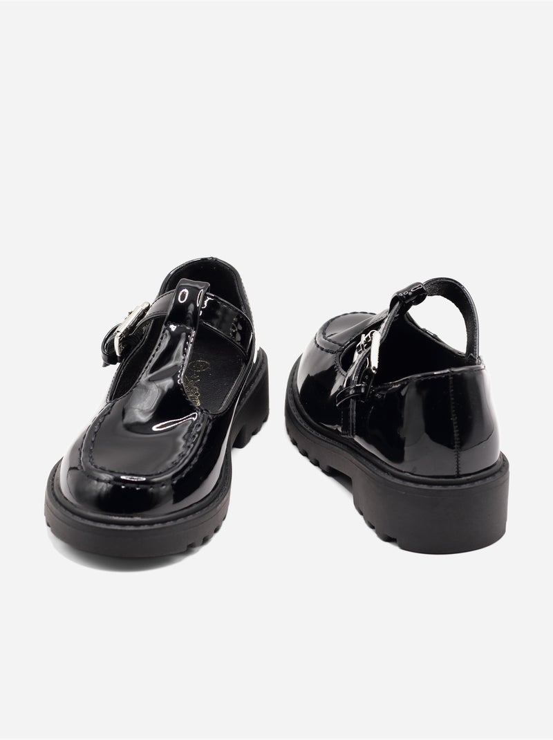 Mocasines con hebilla Negro - Kiabi