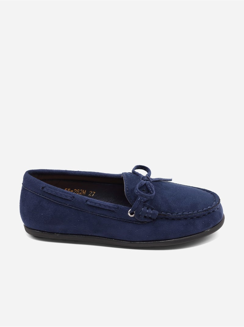 Mocasines con lazos Azul oscuro - Kiabi