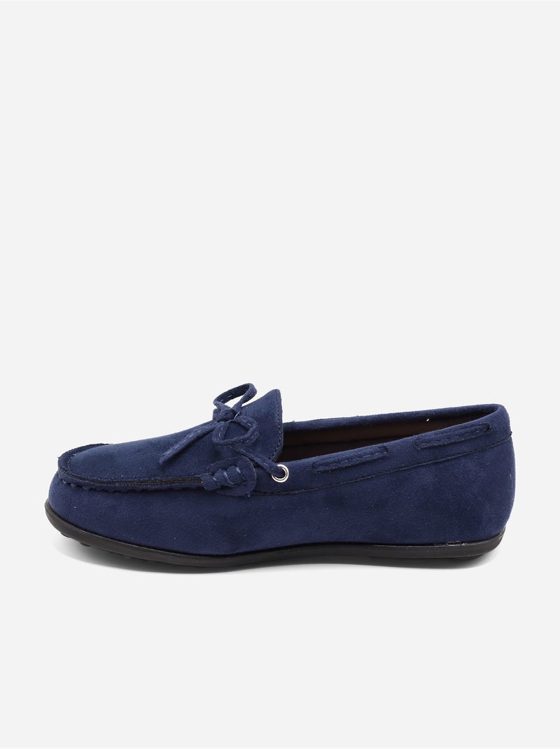 Mocasines con lazos Azul oscuro - Kiabi