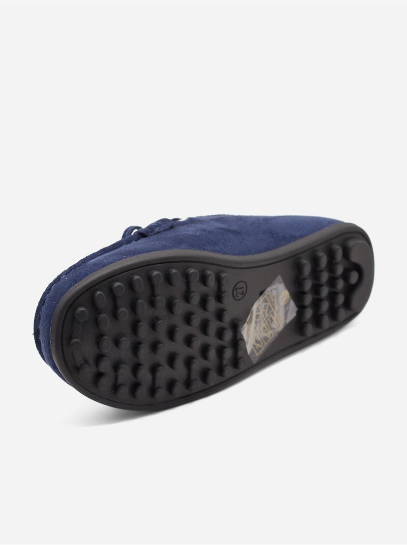 Mocasines con lazos Azul oscuro - Kiabi