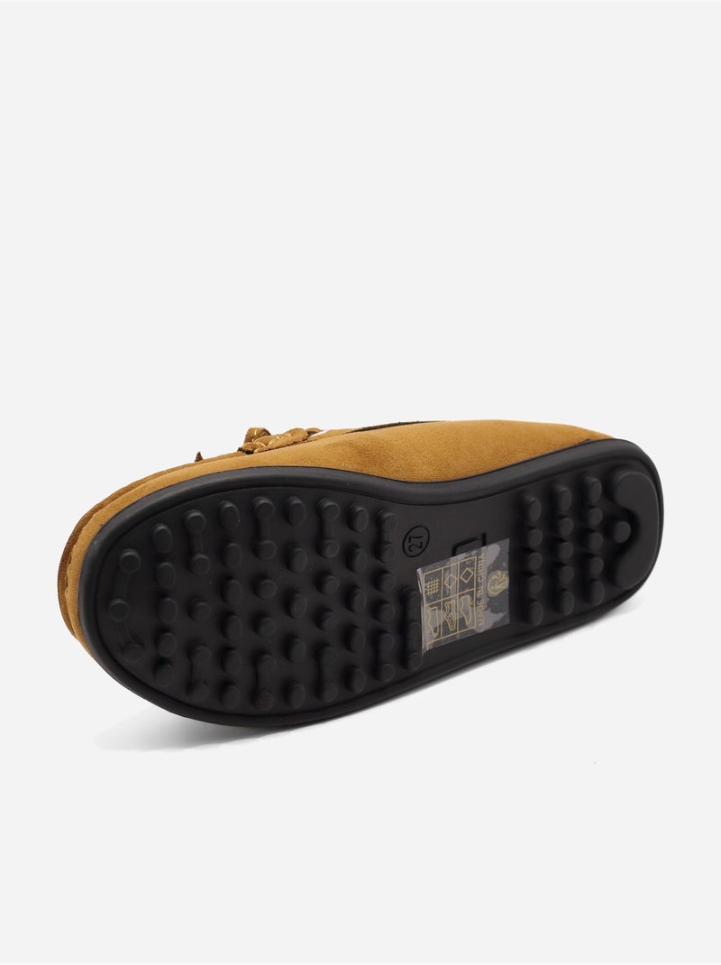 Mocasines con lazos Camel - Kiabi
