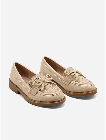 Mocasines con lazos