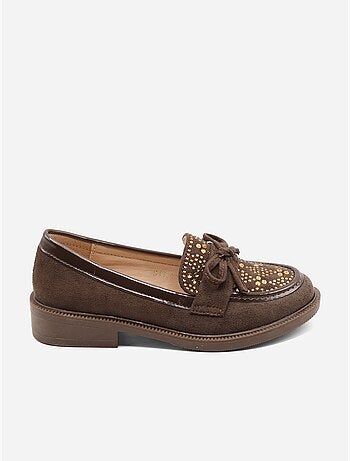 Mocasines con lazos
