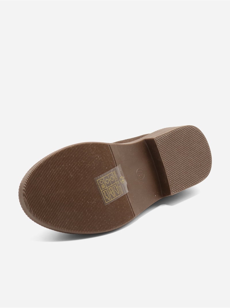 Mocasines con lazos Marrón - Kiabi