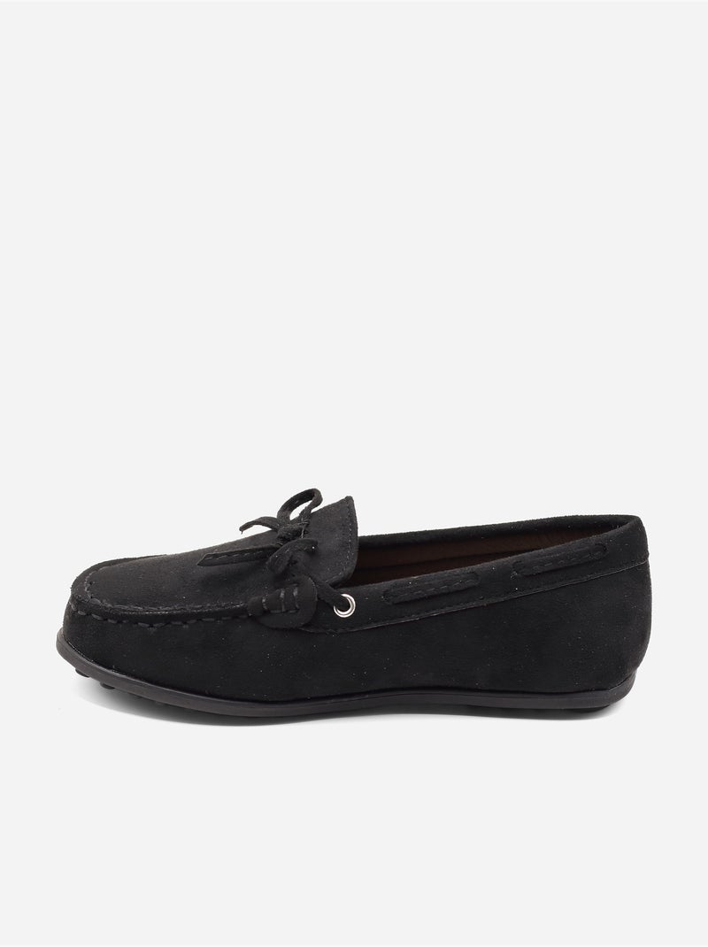 Mocasines con lazos Negro - Kiabi