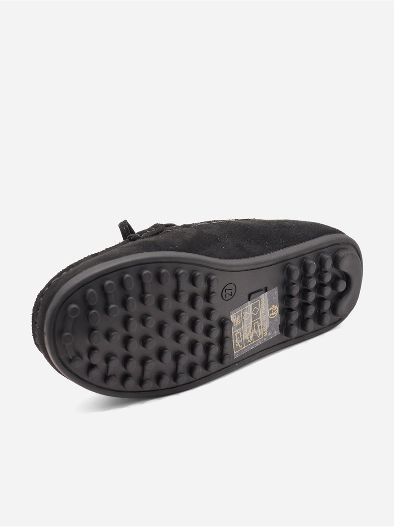Mocasines con lazos Negro - Kiabi