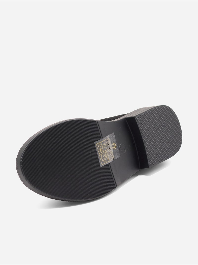 Mocasines con lazos Negro - Kiabi
