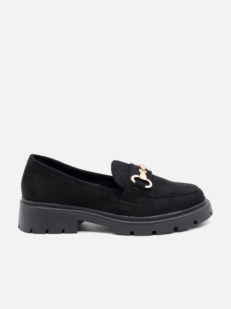Mocasines con suela gruesa Negro - Kiabi