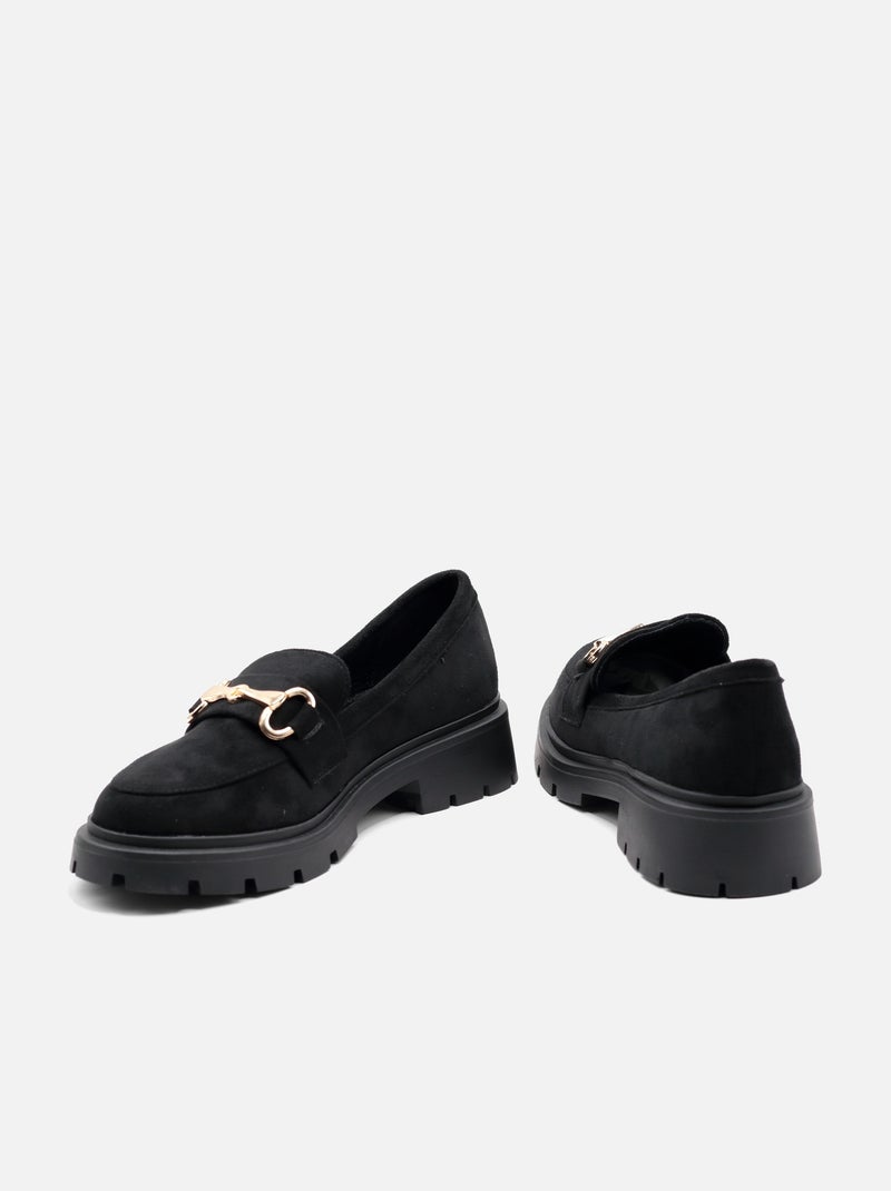 Mocasines con suela gruesa Negro - Kiabi