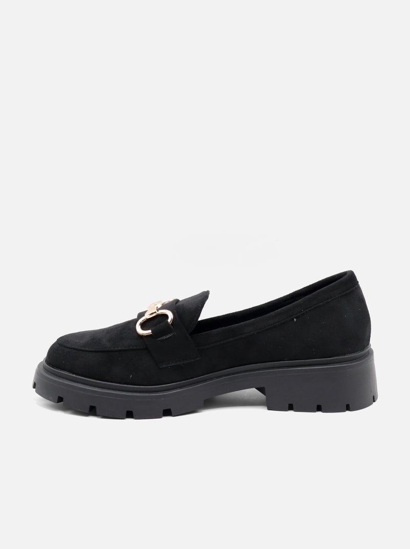 Mocasines con suela gruesa Negro - Kiabi