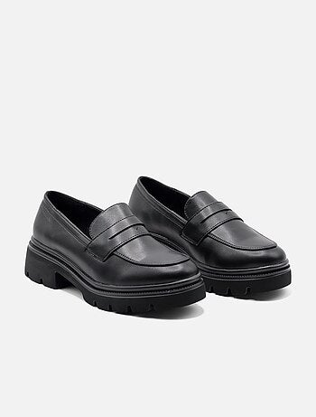 Mocasines con suela gruesa